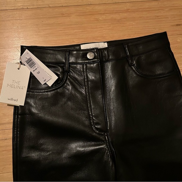 Aritzia vegan leather pants - Picture 9 of 12